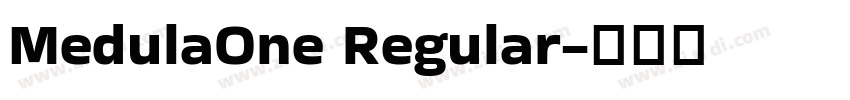 MedulaOne Regular字体转换